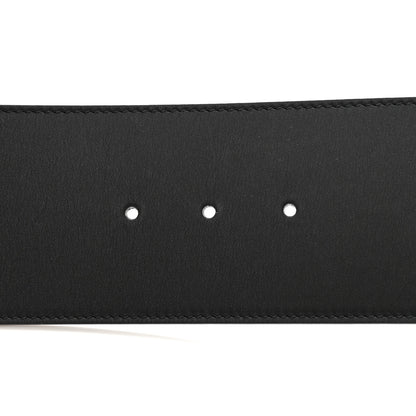 Gucci Moon Calfskin Pearl Double G 70mm Belt 80 32 Black Cream 3 of 7