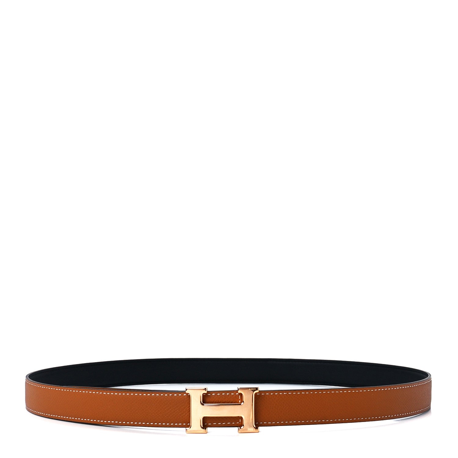 Hermes Swift Epsom 24mm Mini Constance H Belt 90 36 Black Gold 1 of 5