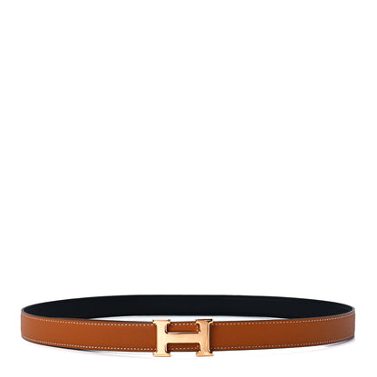 Hermes Swift Epsom 24mm Mini Constance H Belt 90 36 Black Gold 1 of 5