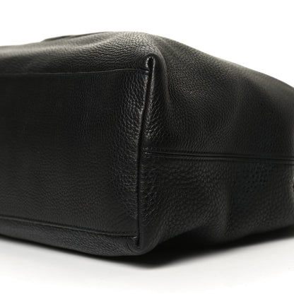 Gucci Pebbled Calfskin Medium Soho Chain Shoulder Bag Black 11 of 11