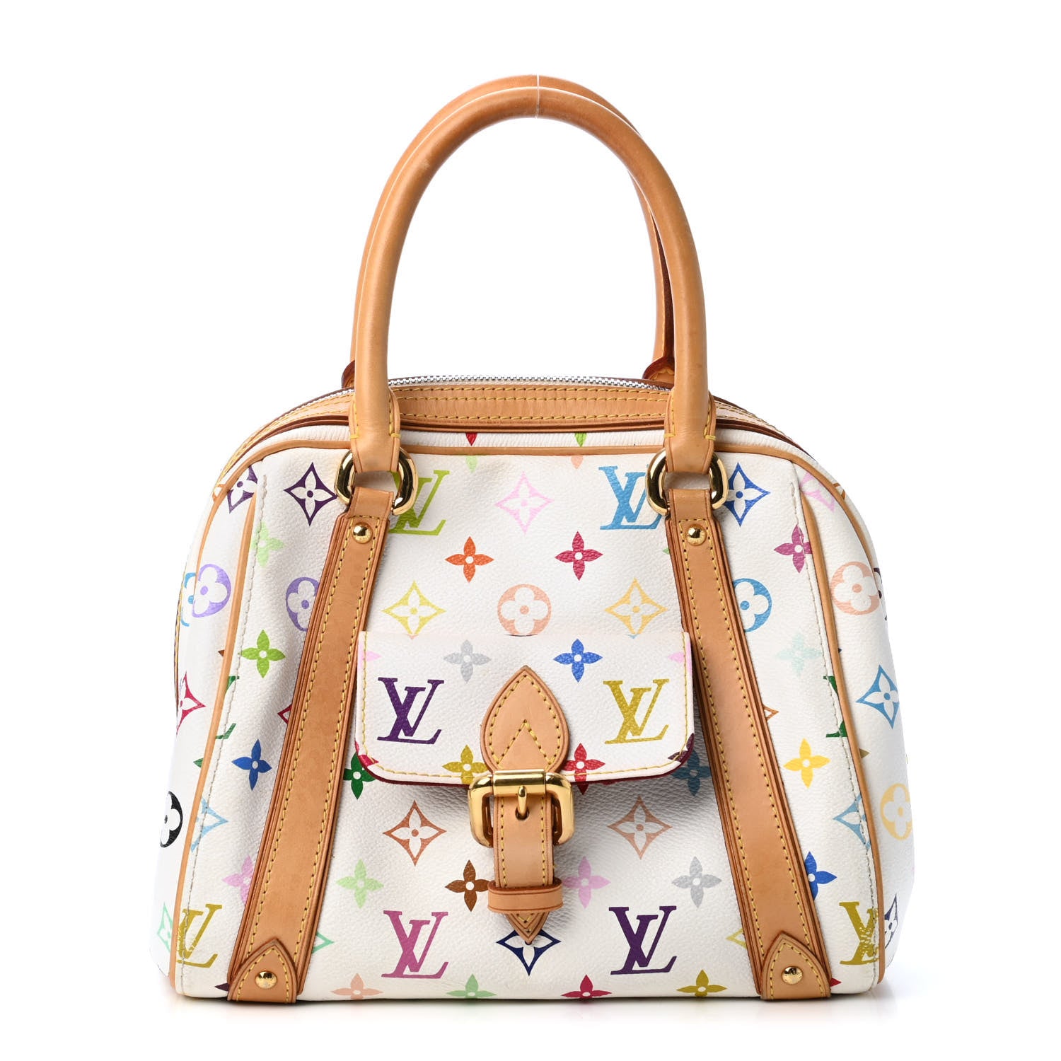 Louis Vuitton Monogram Multicolor Priscilla White 1 of 5