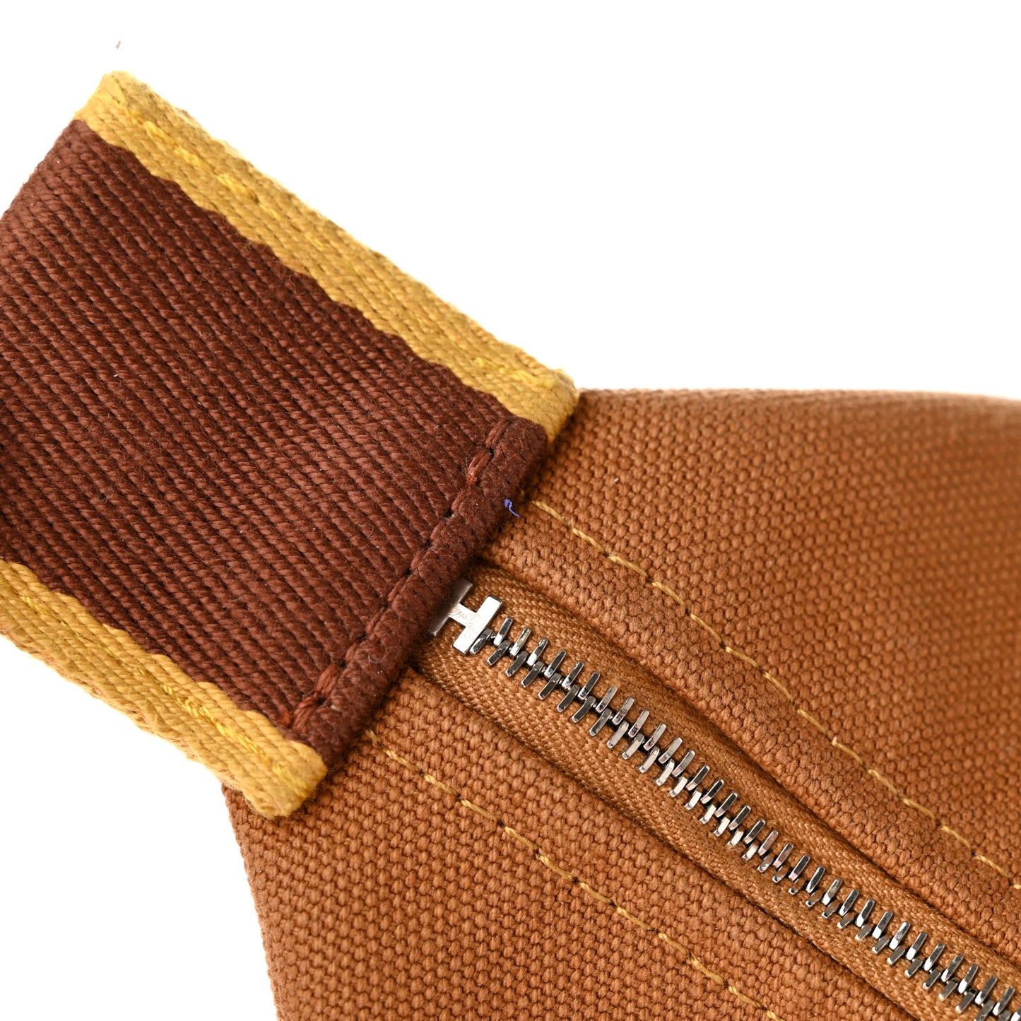 Canvas Small Bride-A-Brac Pouch Ocre
