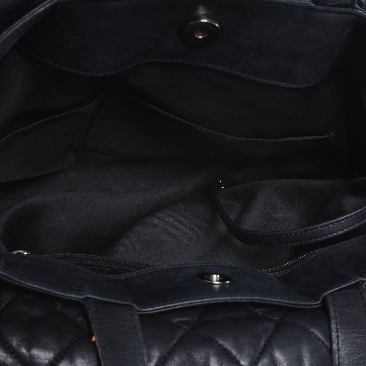 Chanel Lambskin Quilted Chanel 3 Maxi Tote Black 8 of 8