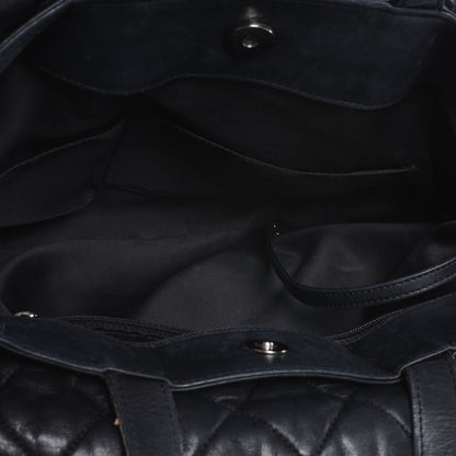 Chanel Lambskin Quilted Chanel 3 Maxi Tote Black 8 of 8
