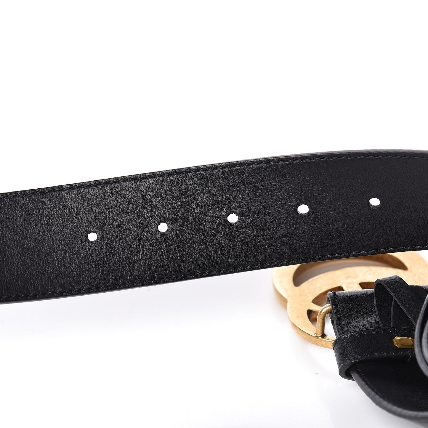 Calfskin Double G 40mm Belt 80 32 Black