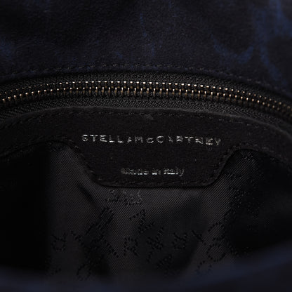 Stella McCartney Shaggy Deer Leopard Print Falabella Messenger Blue 8 of 8