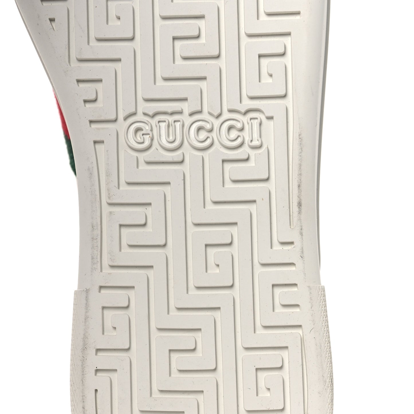 Ultralight Plume Calfskin Web Womens Ace Platform Sneakers 41 White