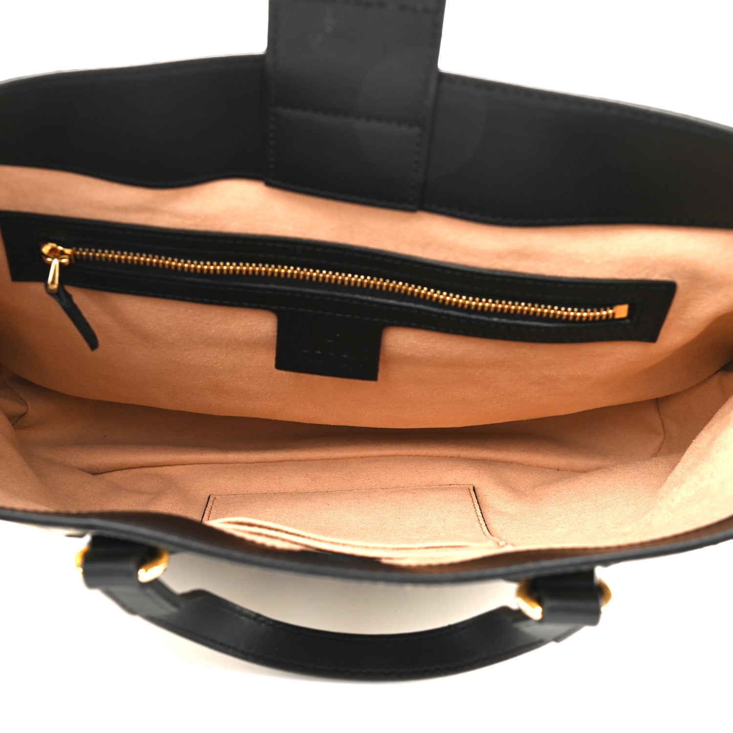 Gucci Soft GG Supreme Monogram Bees Small Crossbody Tote Beige Oro Black 4 of 9