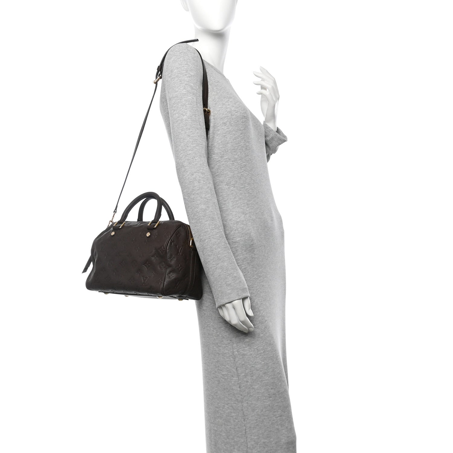 Louis Vuitton Empreinte Speedy Bandouliere 25 Terre 2 of 9