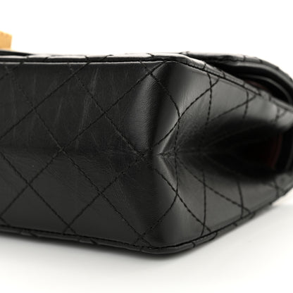 Chanel Aged Calfskin Quilted 2.55 Reissue 225 Flap Black 10 of 11
