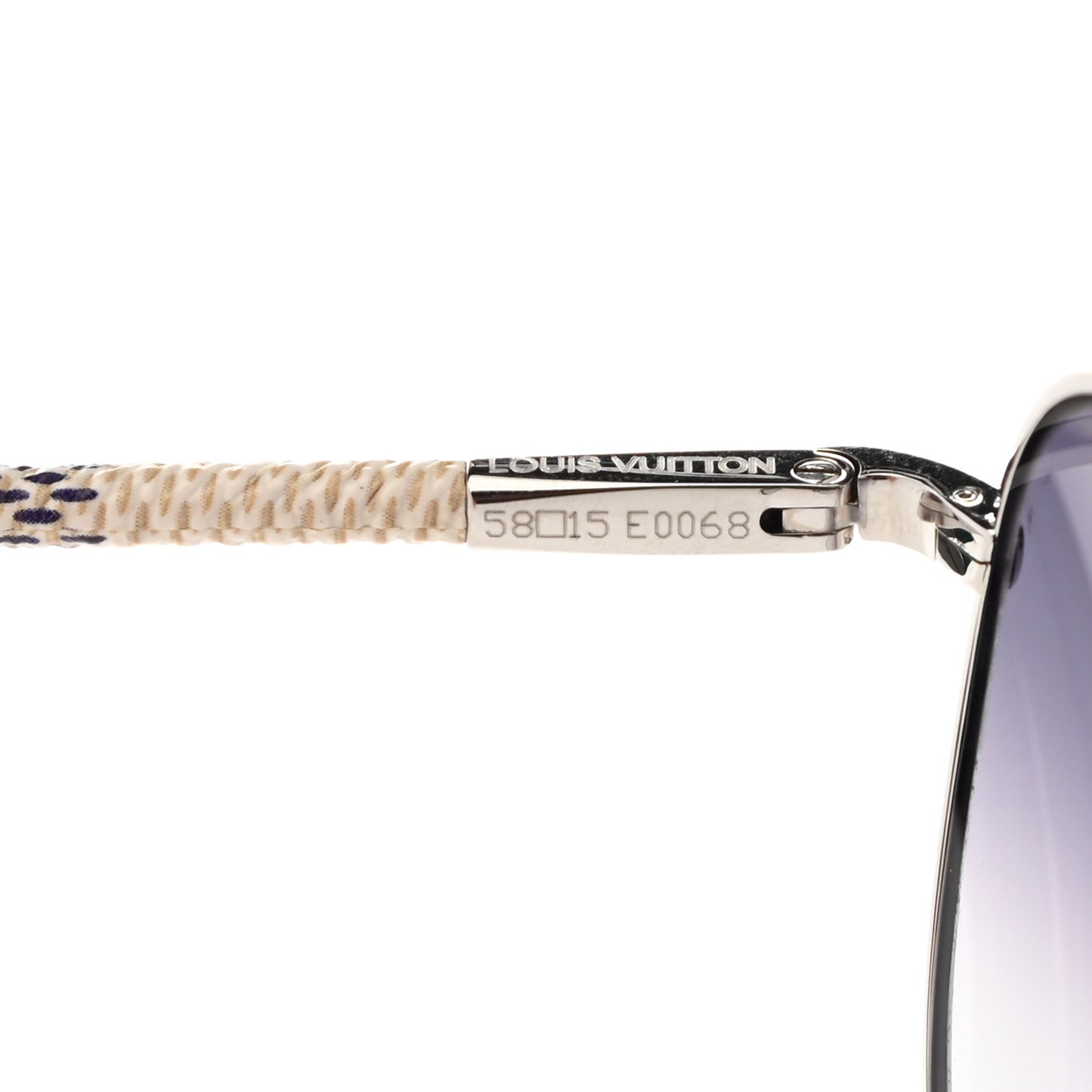 Damier Azur Conspiration Pilote Aviator Sunglasses Z0203U