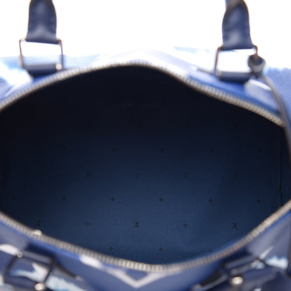 Louis Vuitton Monogram Escale Speedy Bandouliere 30 Blue 4 of 9