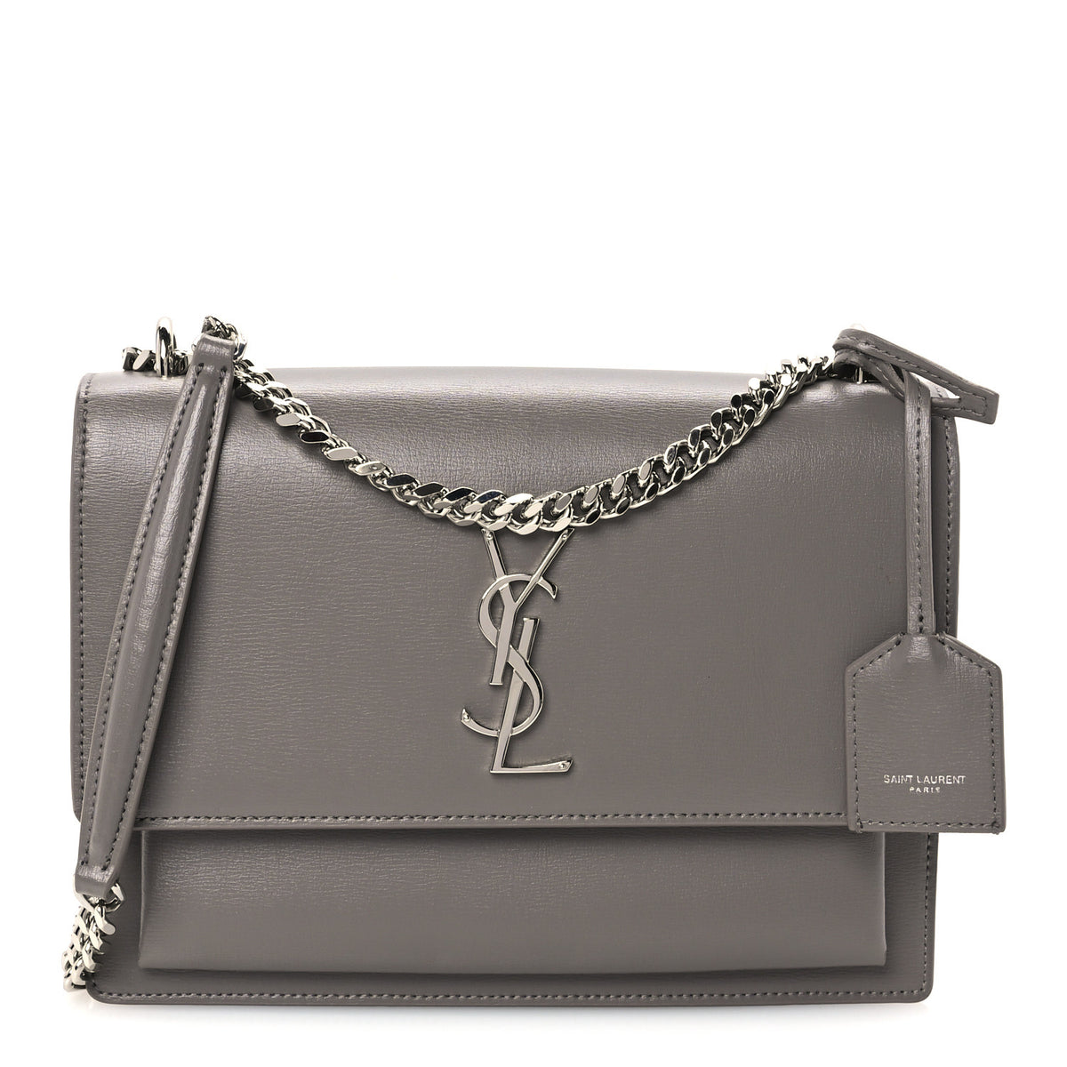 Calfskin Medium Monogram Sunset Fog