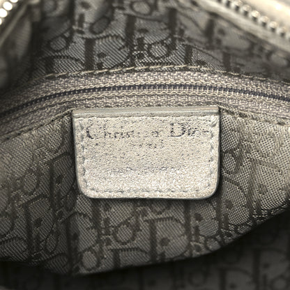 Christian Dior Metallic Nubuck Cannage Medium Lady Dior Silver 6 of 10