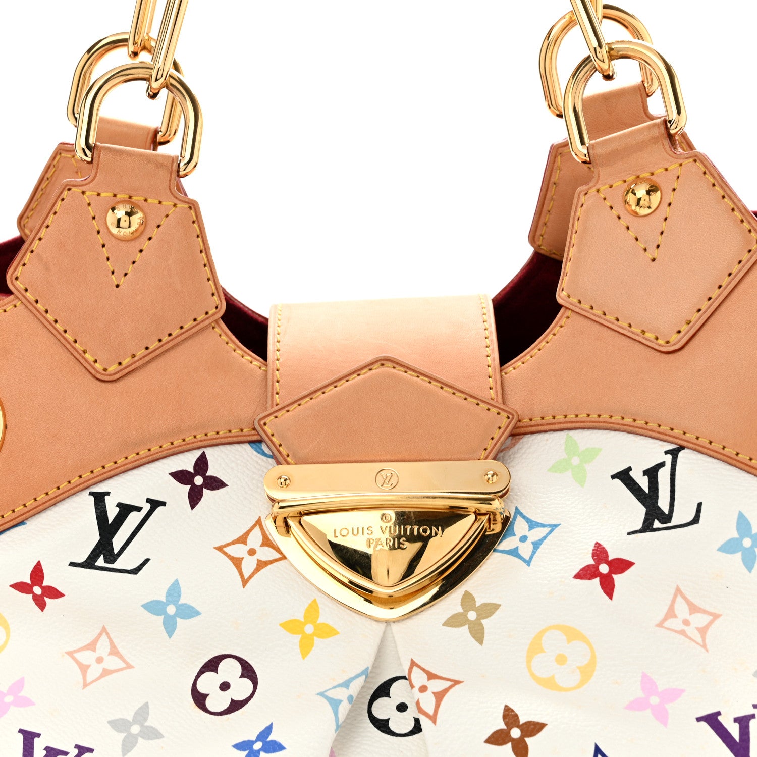 Louis Vuitton Monogram Multicolor Ursula White 7 of 15