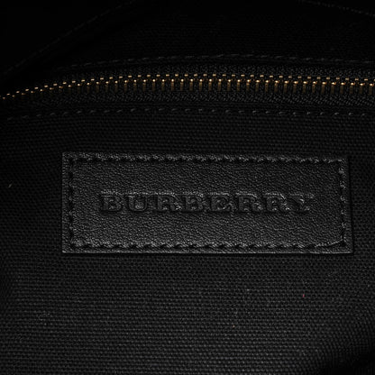 Burberry Canvas Mega Check Studded Medium Ashby Bucket Bag Black 6 of 8