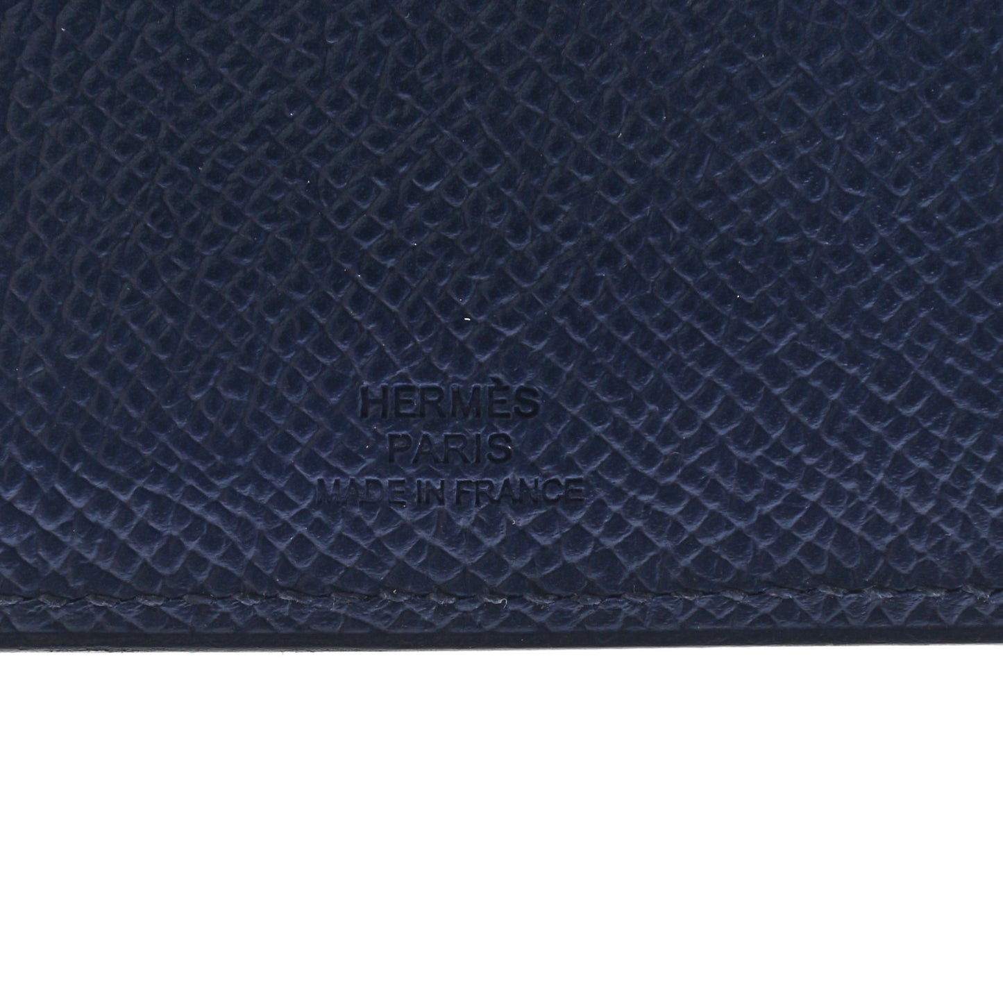 Epsom Tarmac PM Passport Holder Bleu Saphir