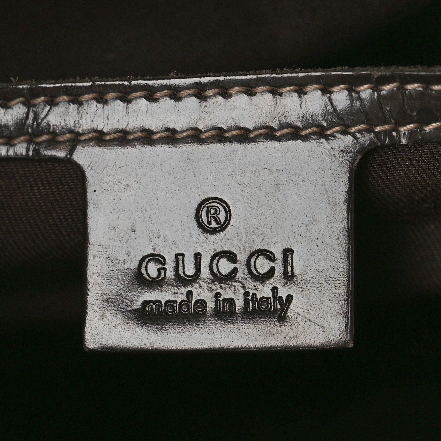 Gucci Monogram Guccissima Hearts Studded Medium Joy Boston Dark Brown 6 of 12