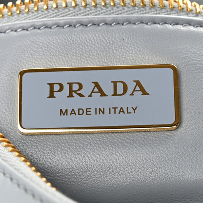 Prada Soft Calfskin Medium Aimee Shoulder Bag Opaline 6 of 10