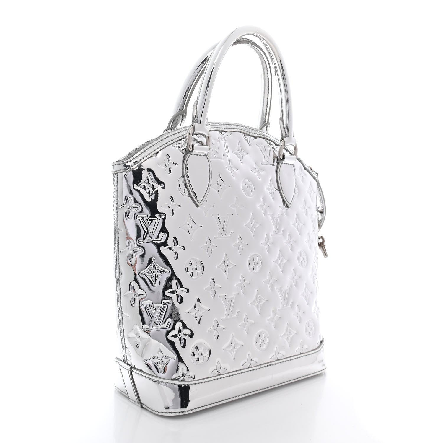 Louis Vuitton Monogram Miroir Lockit Silver 2 of 8