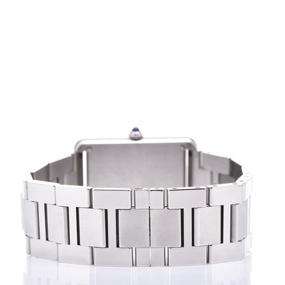 Cartier Stainless Steel 27mm Tank Solo Quartz Watch 3 of 8