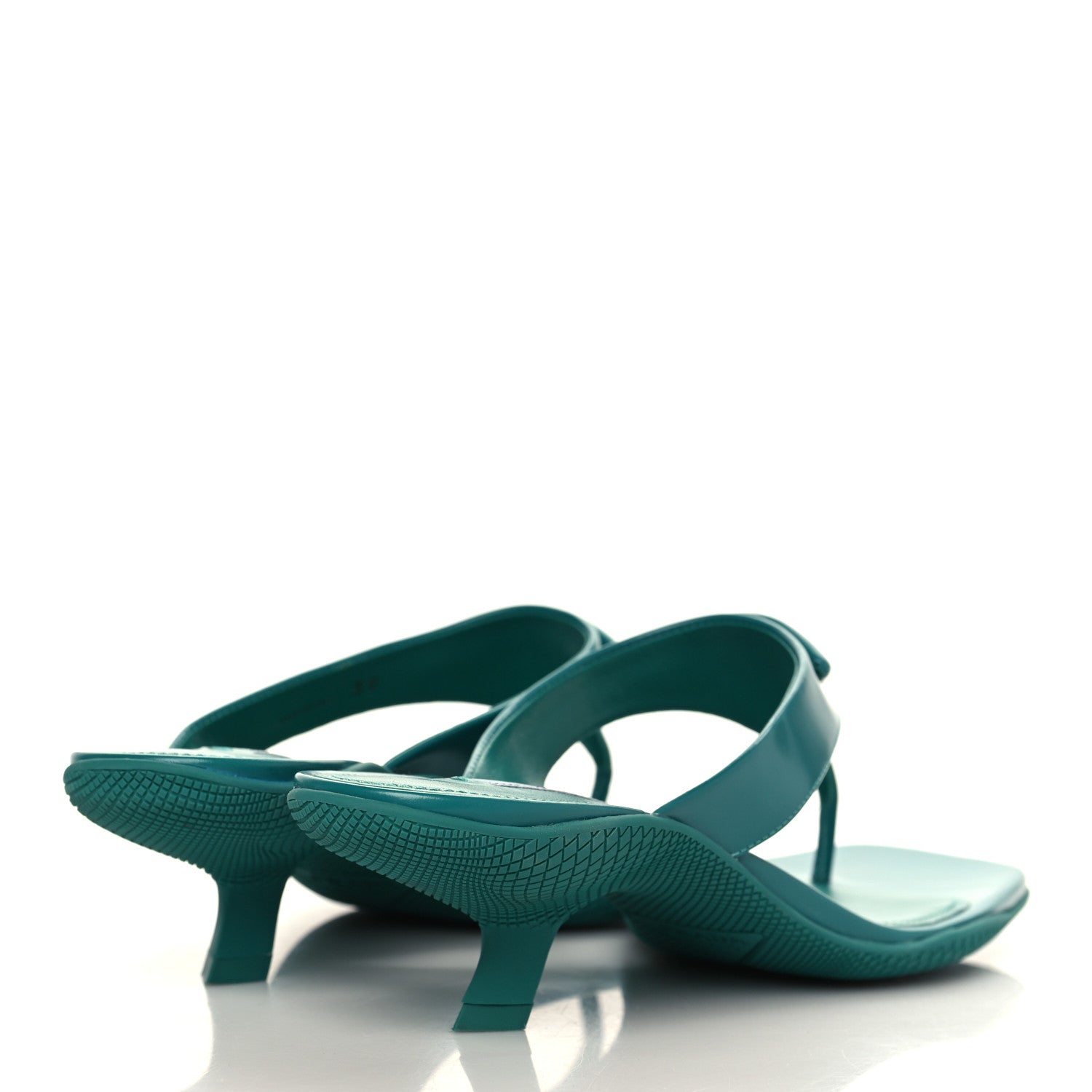 Prada Spazzolato Logo Thong 45mm Sandals 39 Assenzio 4 of 10
