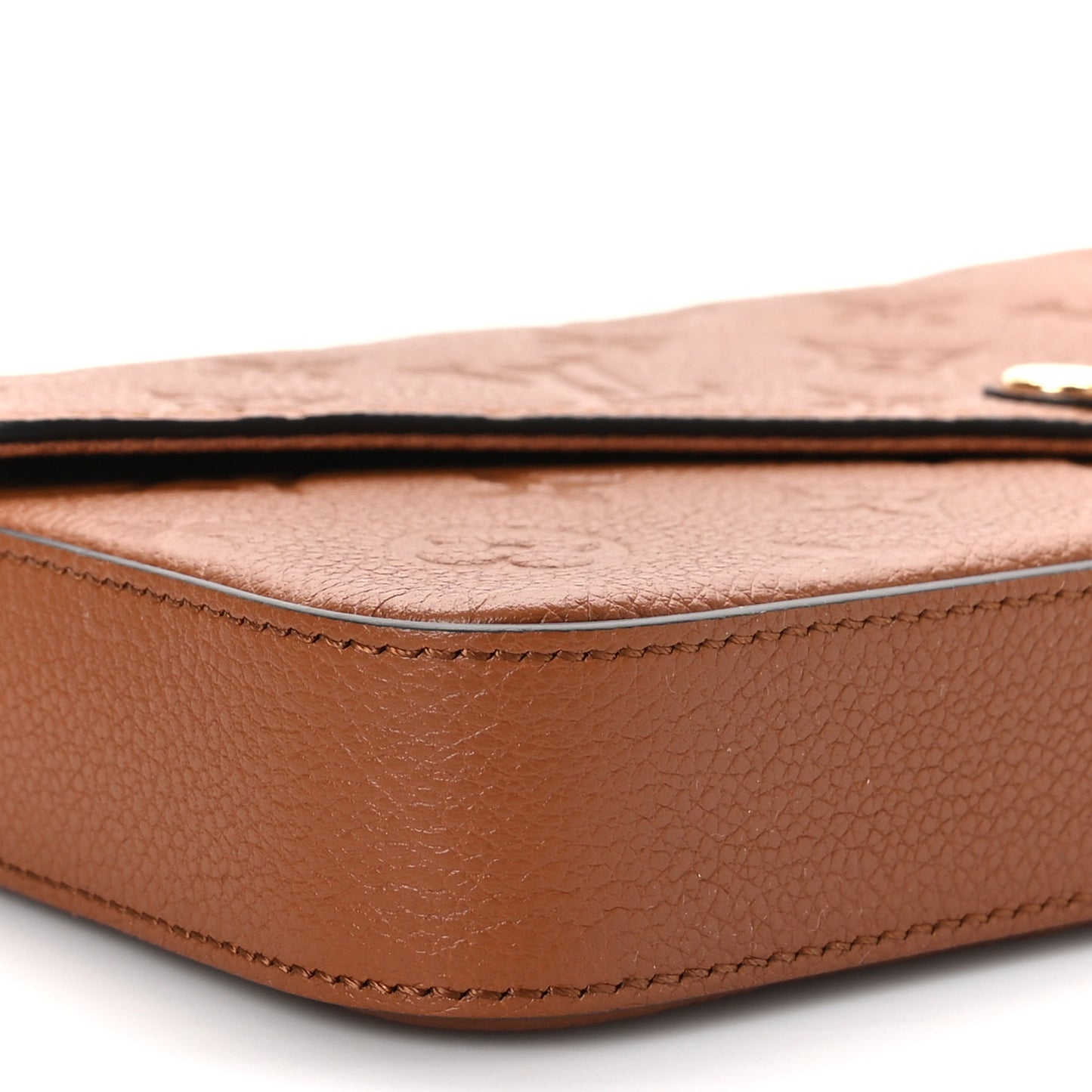 Empreinte Pochette Felicie Chain Wallet Cognac
