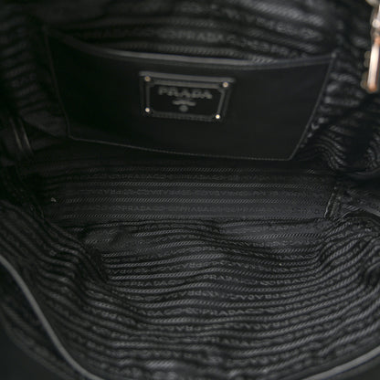 Prada Soft Calf Shopping Tote Black 5 of 14