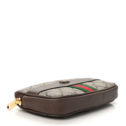 Gucci GG Supreme Monogram Web Ophidia Belted iPhone Case 85 34 Dark Brown 4 of 9