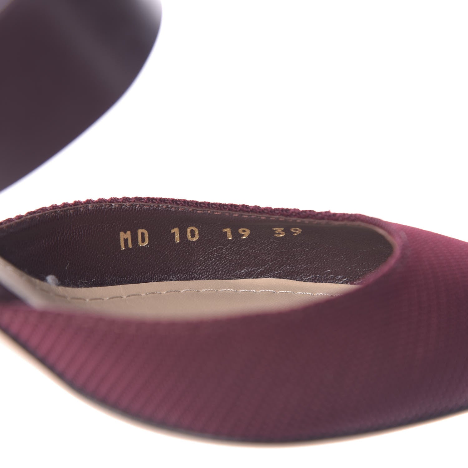 Christian Dior Technical Fabric Calfskin D-Dior 65mm Mules 39 Rouge Black 10 of 11