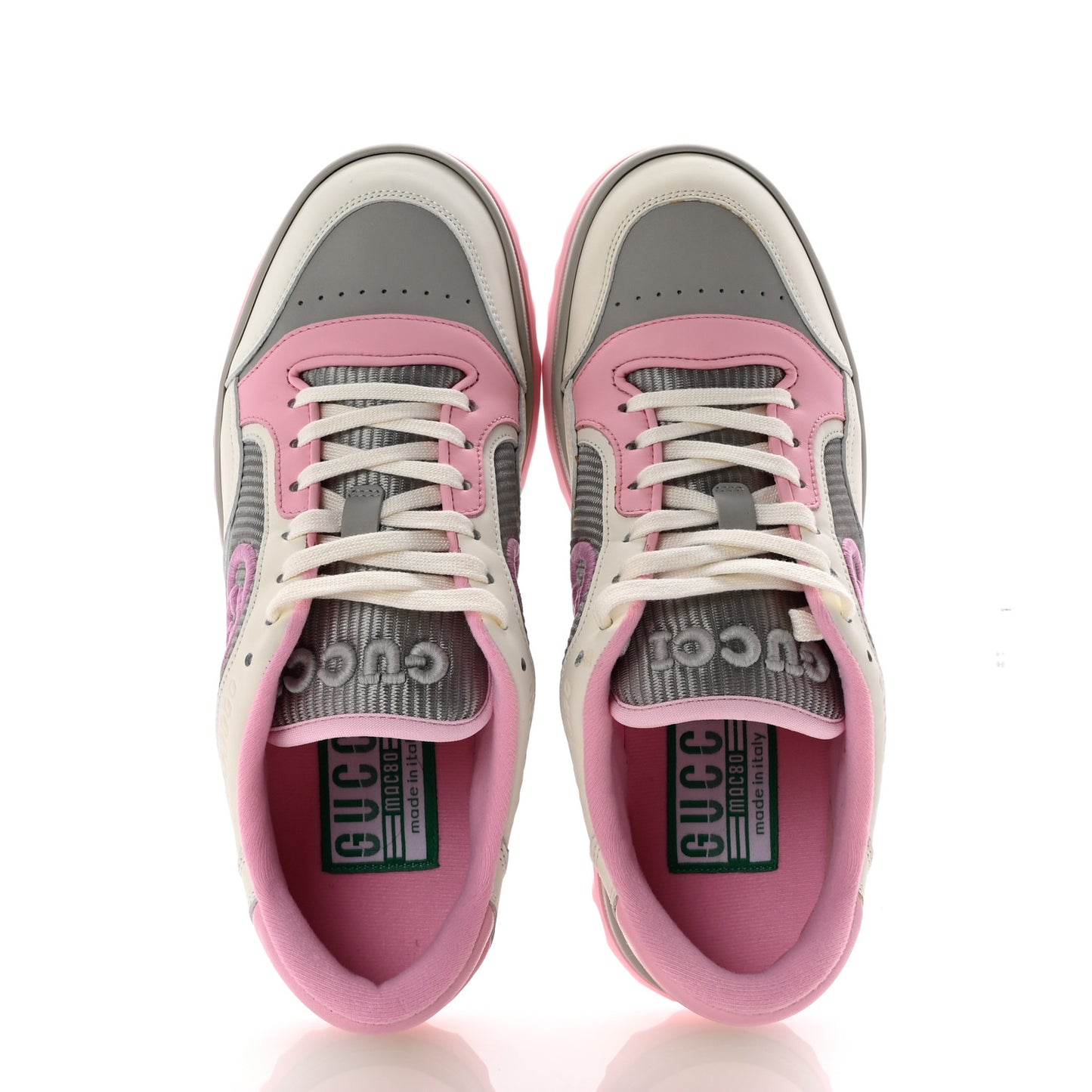 Dali Soft Calfskin Womens Mac80 Sneakers 38 Off White Grey Sky Light Rose