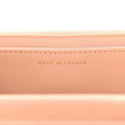 Chanel Caviar Quilted Wallet on Chain WOC Light Pink 7 of 11