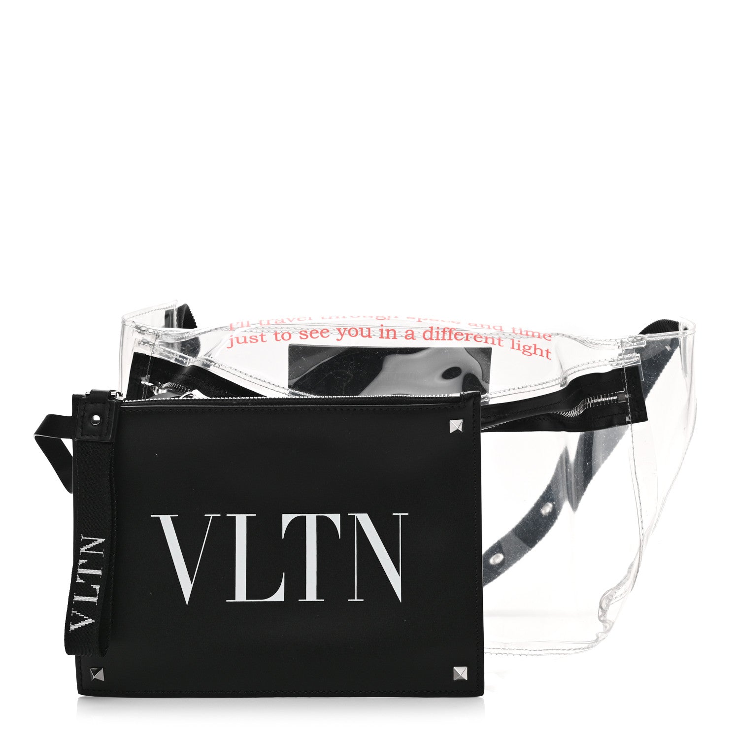 Valentino Garavani PVC VLTN Belt Bag Black 1 of 12