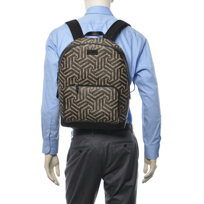 Gucci GG Supreme Monogram Caleido Medium Day Backpack Black 2 of 9