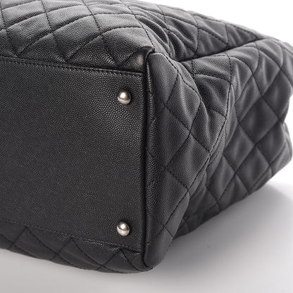 Chanel Caviar Quilted Large Coco Handle Shopping Tote Black 6 of 9