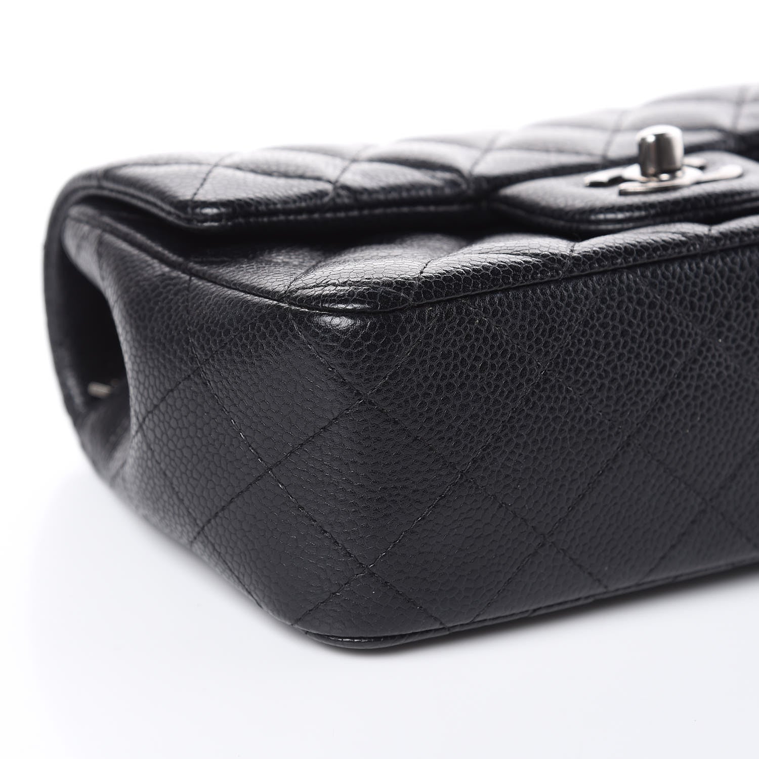 Chanel Caviar Quilted Mini Rectangular Flap Black 8 of 13