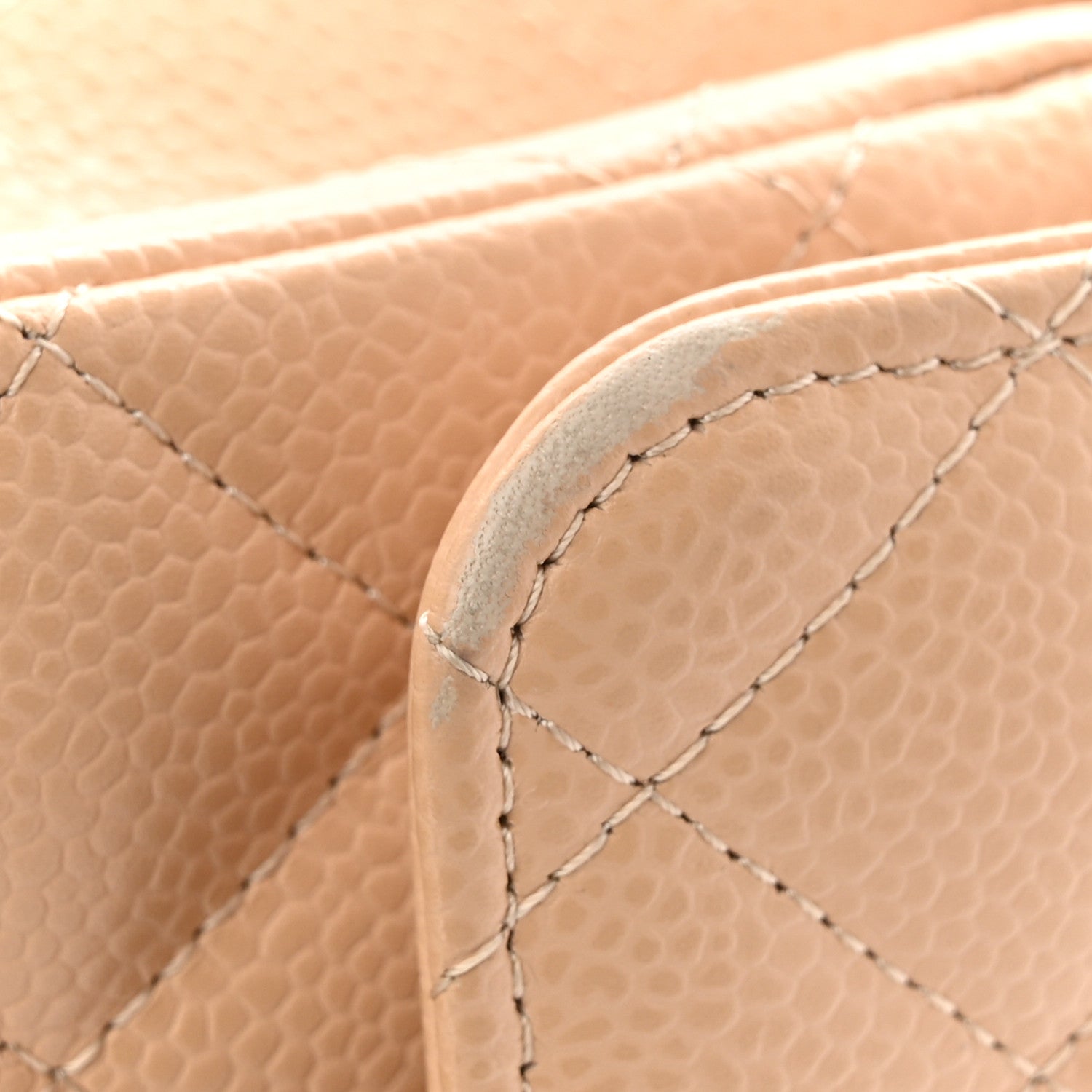 Chanel Caviar Quilted Small Double Flap Beige 11 of 12