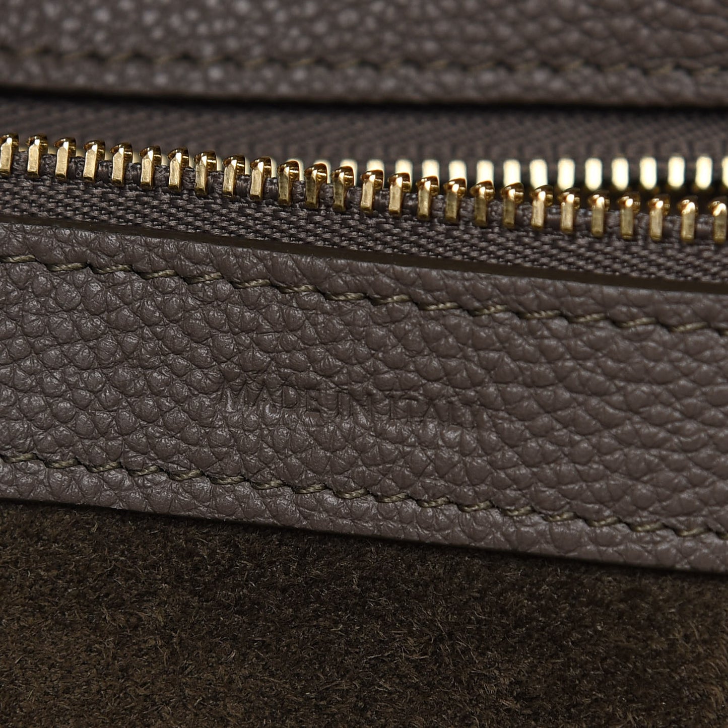 Soft Grained Calfskin Small Belt Cabas Phantom Taupe