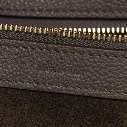 Celine Soft Grained Calfskin Small Belt Cabas Phantom Taupe 6 of 9