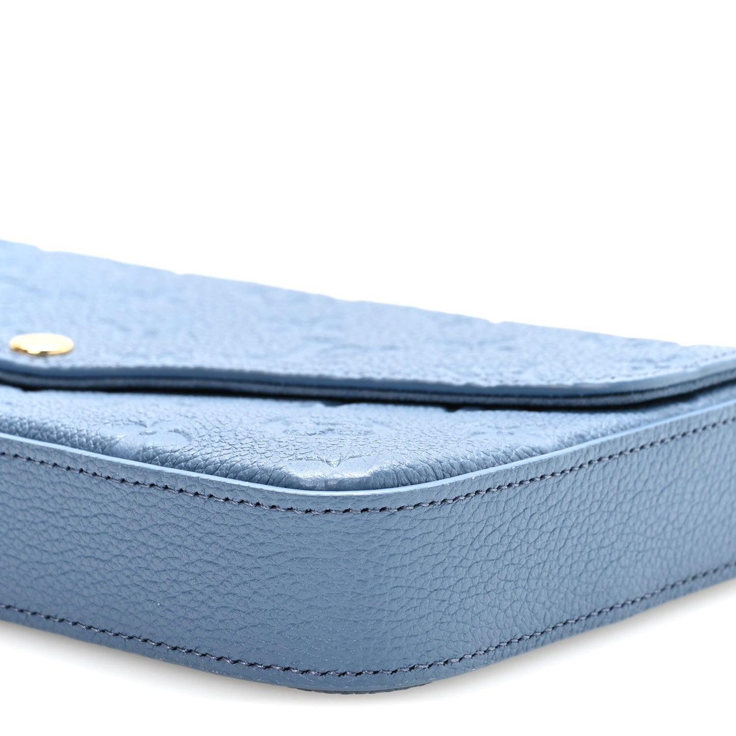 Empreinte Pochette Felicie Chain Wallet Blue Jean