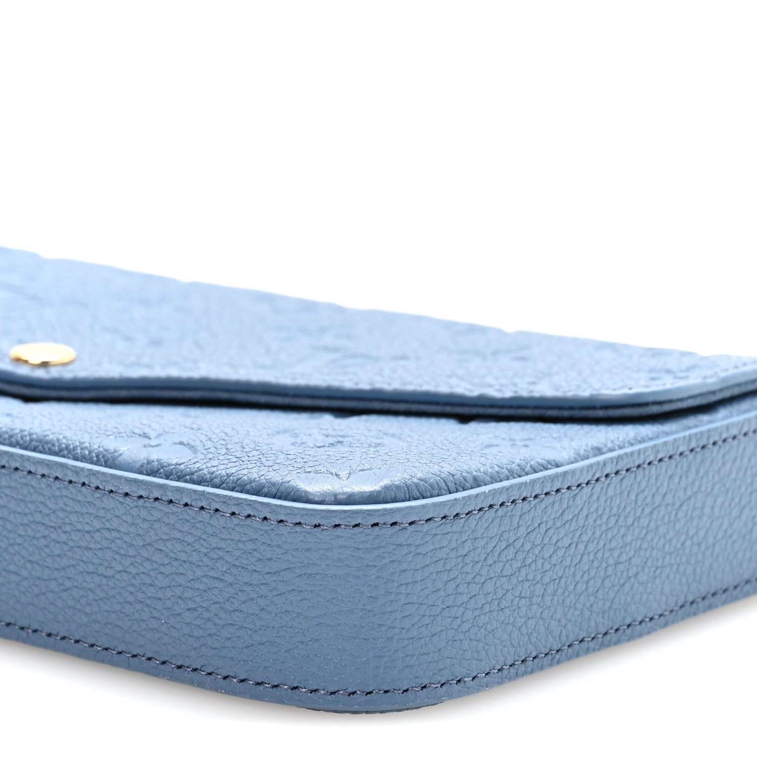 Louis Vuitton Empreinte Pochette Felicie Chain Wallet Blue Jean 10 of 11