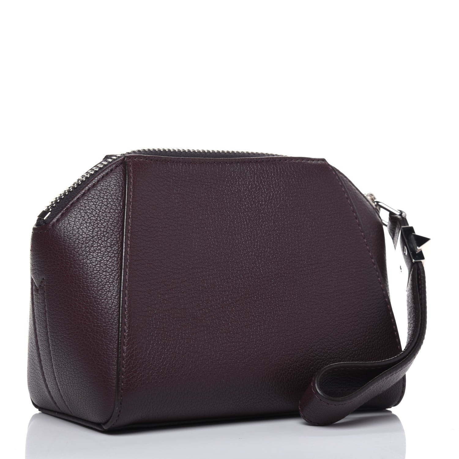 Givenchy Sugar Goatskin Small Antigona Beauty Wristlet Oxblood 3 of 13