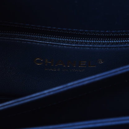 Chanel Lambskin Quilted Medium Trendy CC Flap Dual Handle Bag Navy Blue 6 of 8