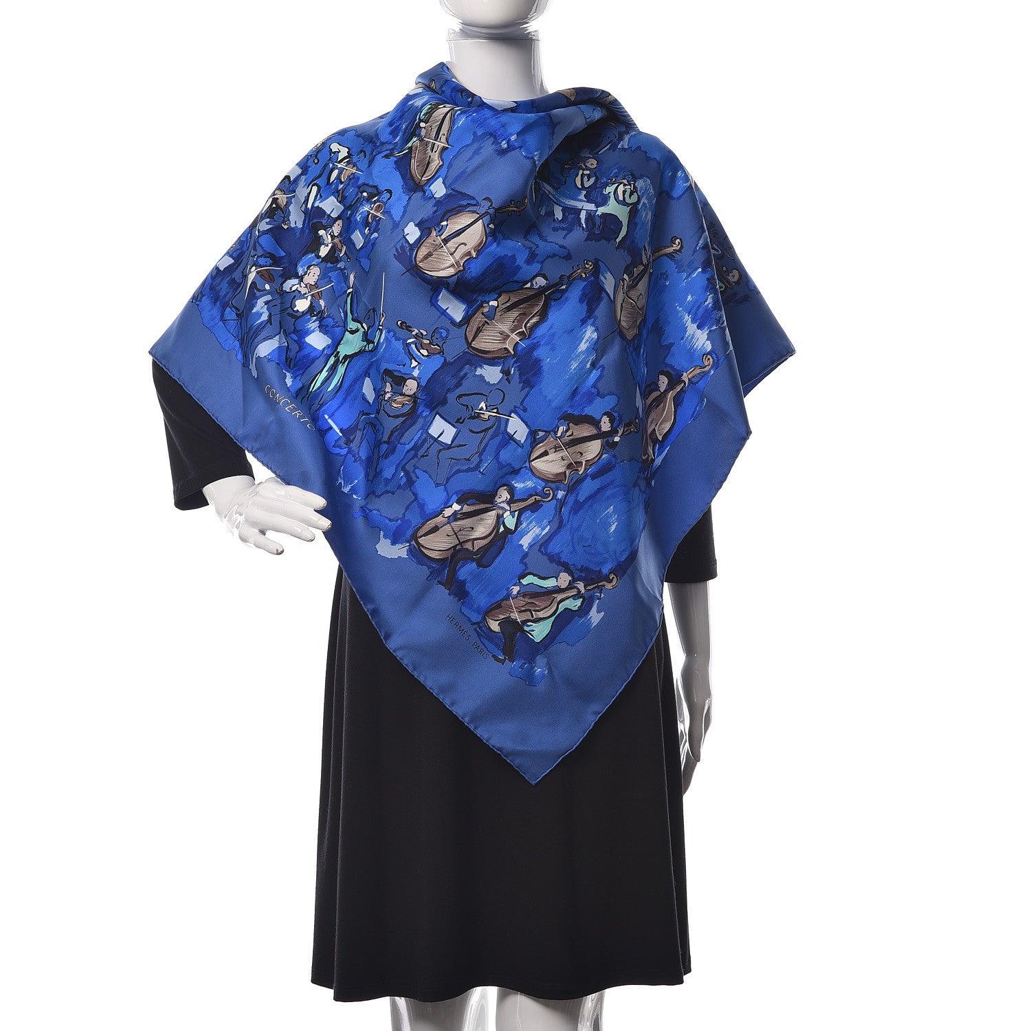 Hermes Silk Concerto Scarf 90 439321 – FASHIONPHILE