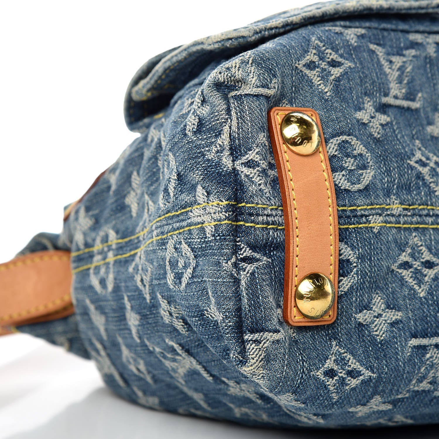 Louis Vuitton Monogram Denim Baggy PM Blue 5 of 9