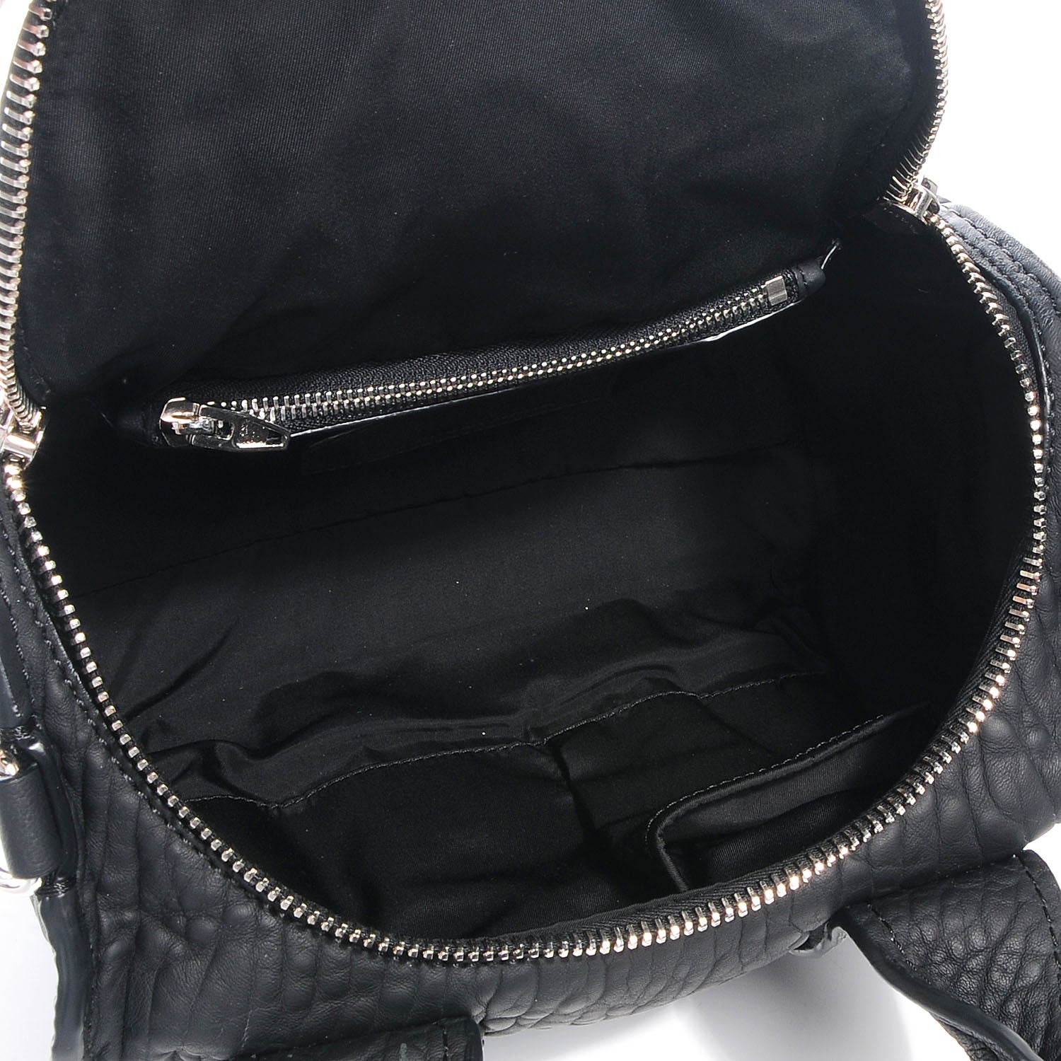 Alexander Wang Pebbled Leather Inside Out Rockie Black 5 of 6