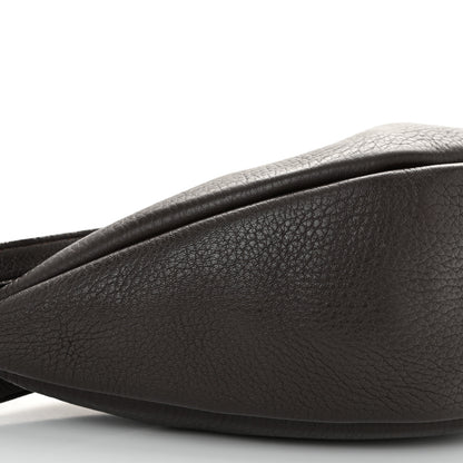 The Row Deerskin Small Slouchy Banana Bag Espresso 9 of 11