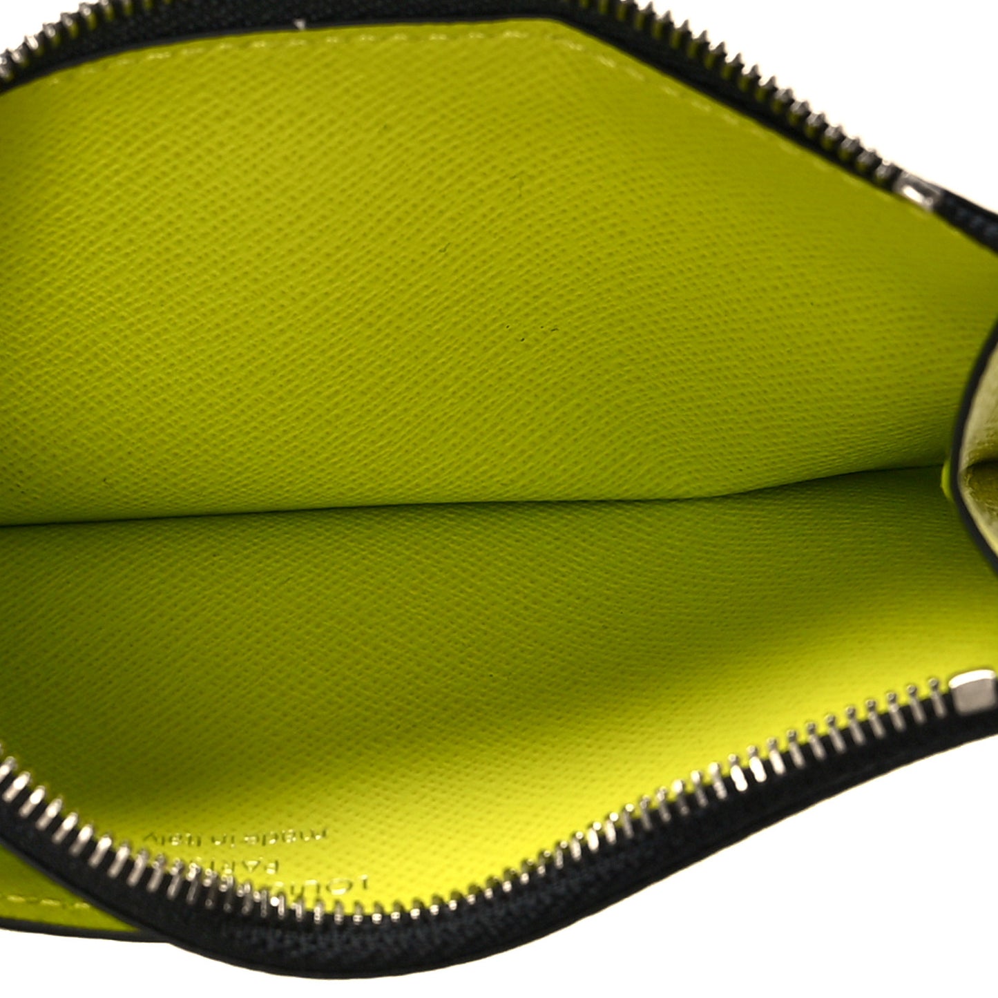 Monogram Taiga Coin Card Holder Yellow