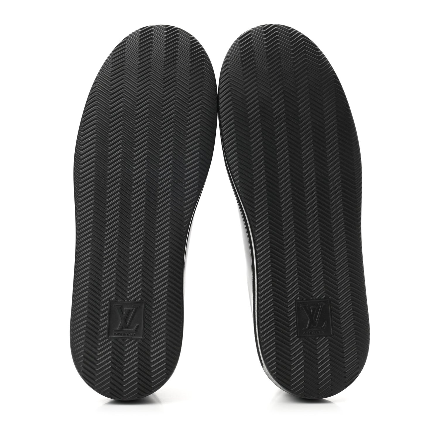 Calfskin Mens LV Beverly Hills Sneakers 10 Black
