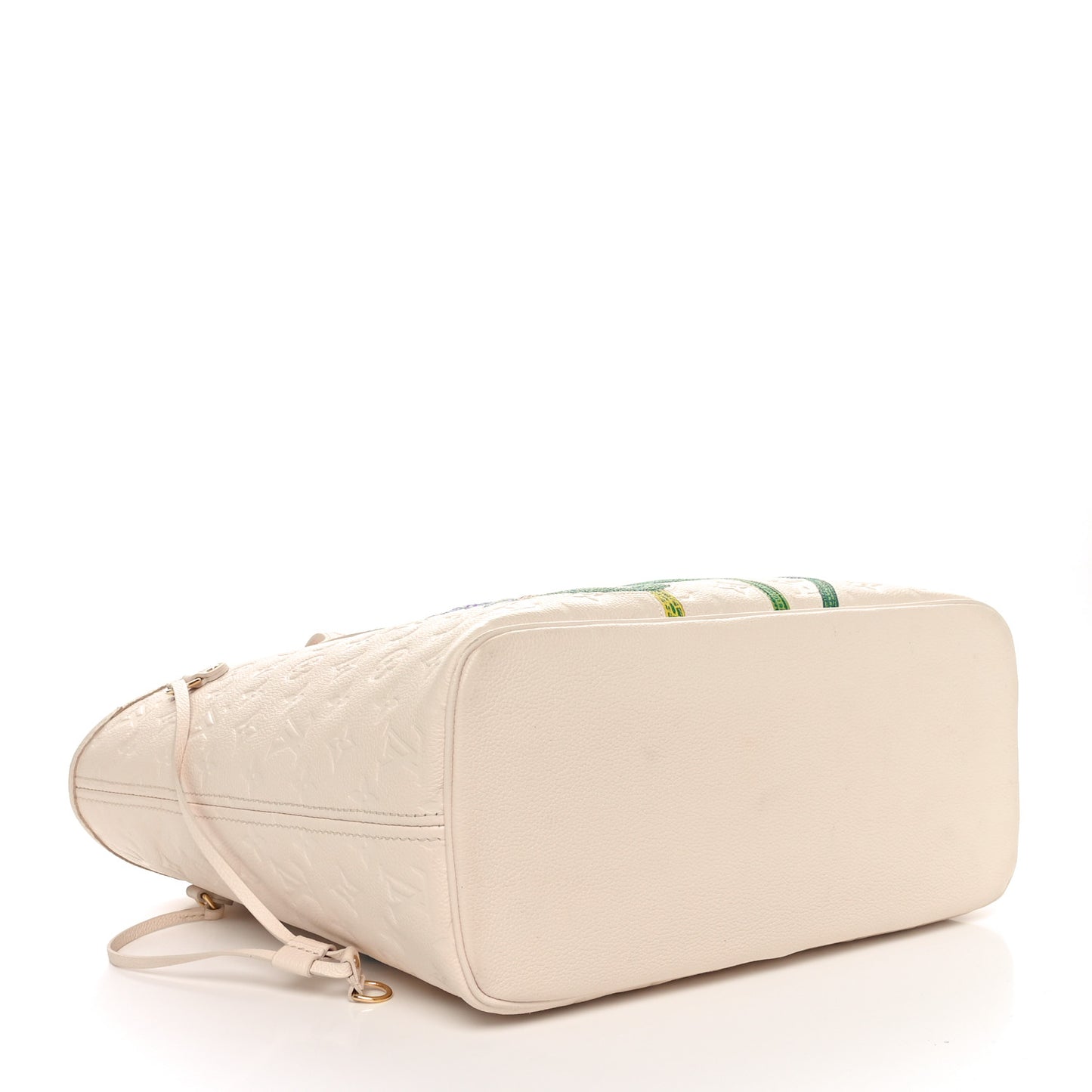 LV X YK Empreinte Inlaid Kusama Flowers Neverfull MM Quartz